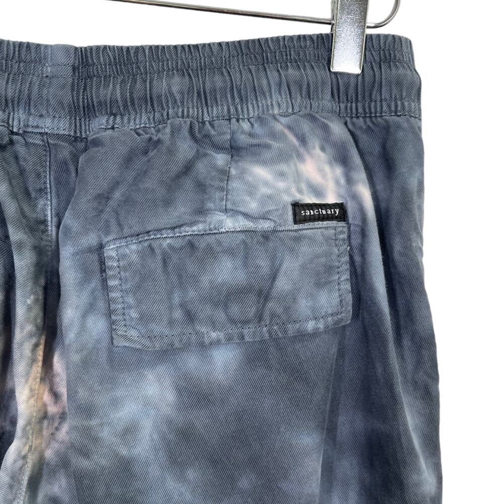 Sanctuary X Anthropologie Tie Dye Cargo Jogger Pants Large Navy Pink Casual - Picture 5 of 7